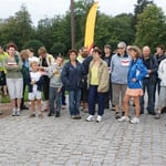 Le départ des marcheurs