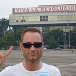 Platz der Revolution in Havanna (Cuba) im Januar 2009.