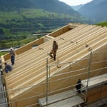 Montage Dachelemente.