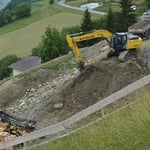 Aushub Frühjahr 2014.