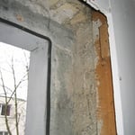 Ausbau vom alte Fenster