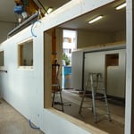 Die fertigen Element mit den Fensterausschnitten.