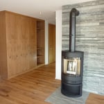 Wohnbereich OG mit Cheminée.