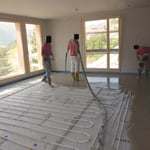 Fliessestrich Bodenbelag Frühjahr 2015.