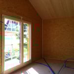 Innenausbau, Montage Leitungen.