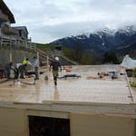 Montage Holzelemente