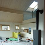 Küche und Wohnbereich DG.