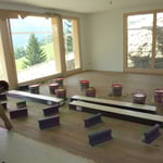 Innenausbau Holzboden Parkett, Sommer 2015.