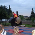 Craig in a fit of giggles