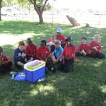 Picnic time with new friends, Matt & Ross