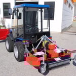 ecopard Schmalspurtraktor mit Sichelmähwerk