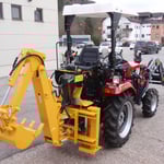ecopard Kleintraktor eco25-cs mit 4x4 Antrieb und Heckbagger