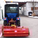 ecopard Schmalspurtraktor 4x4 mit Mulcher / Mähgerät