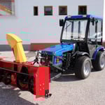 ecopard Kleintraktor mit Schneefräse für den Winterdienst