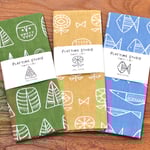 てぬぐい「花」「森」「魚」