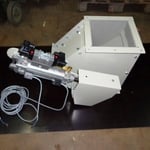 Klappenkasten 2-fach pneumatisch asymetrisch