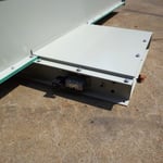 Schieber unter Kettenförderer eingebaut