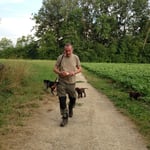 Auch René's schiessen mit Platzpatronen hat die Hunde nicht im geringsten erschreckt