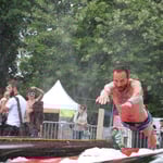 Wasserjump zu Ausrühstungsverleih