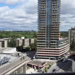 Der Blick von Balkon meiner Wohnung bei Ankunft