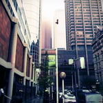 Downtown - regnerischer Samstag