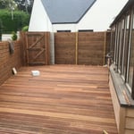 La Trinité sur mer Terrasse en ipé et bardage en pin 