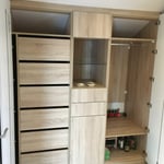 La trinité sur mer Aménagements en Mélaminé chêne