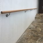 La Trinité sur mer Usinage et pose de main courante en teck