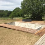 Crach Habillage piscine en ipé