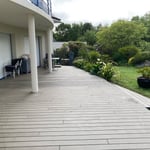 La trinité sur mer terrasse composite