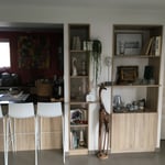 La trinité sur mer Aménagements en Mélaminé chêne