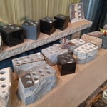 石の傘立て　傘石　在庫　常時10～20あります