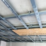 Abhängung für Rigipsdecke