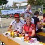 Alles gut gemeistert und ohne Sturz oder Panne gegen 12.30 Uhr zurück im Ziel ...