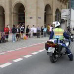 Die Polizei ist schon Startbereit ...