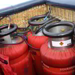 Die Gasvorräte im Korb ...