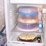 Die Torten werden bis zum Verzehr gut gekühlt ...