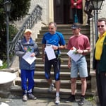 Ganz rechts der Bürgermeister von Borthen ...