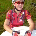 Das Wetter meint es gut mit uns und wir kommen ordentlich ins schwitzen ...