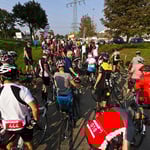 Das Wetter ist super - 9.00 Uhr ist der Start ...