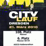 Eine Verbesserung zum letzten Halbmarathon um 30 Sekunden ...