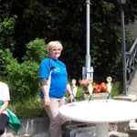 Hier wird die Siegerehrung vorbereitet ...