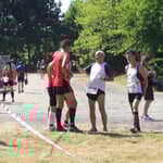 Fragen an Berd, der gerade zurückkommt, wie die Strecke ist ...