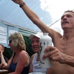 Hier fiel gerade das 3 : 0 Tor für Deutschland ...