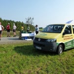 3. Verpflegungspunkt an der Hochwaldstraße ...