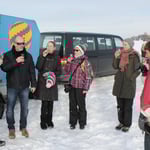 Auf die mutigen "Ballonfahrer" ...