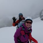 Es ist kalt und der Wind pfeift uns um die Ohren ...