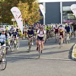 In der zweiten Gruppe ein paar Minuten nach 9.00 Uhr starten wir ...