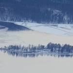 Wunderschön sieht das Wasser von oben aus ...