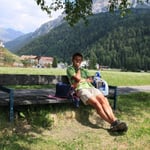 Danach Stärkung und ein bissel die Ruhe genießen ...